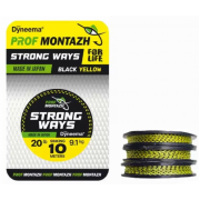 Повідковий матеріал Prof Montazh Strong Ways 20Lb 10м Black Yellow